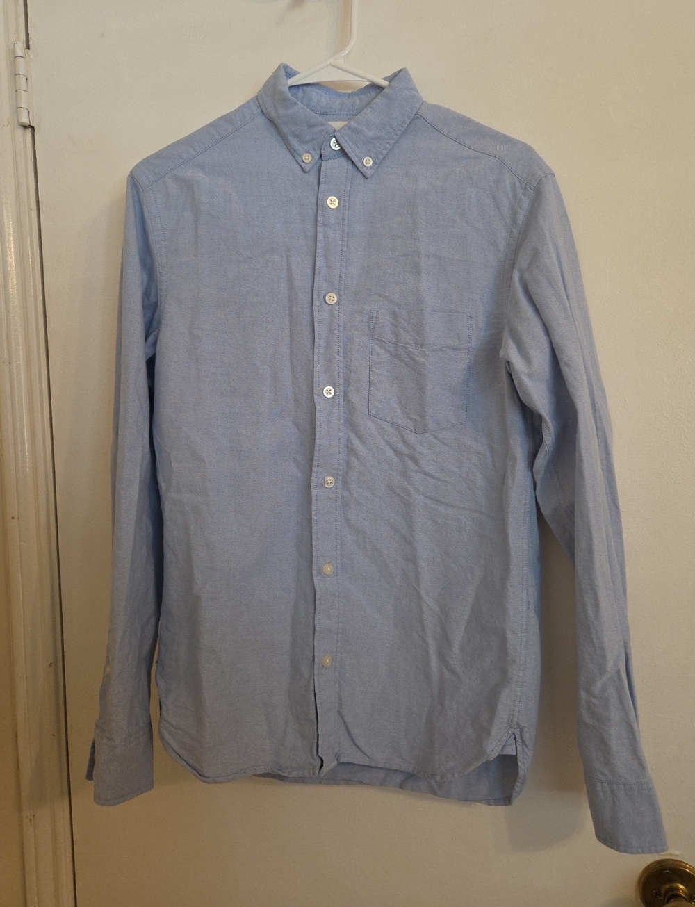H&M Light Blue Button-Down Casual Shirt